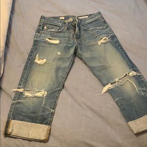 AG boyfriend crop jean